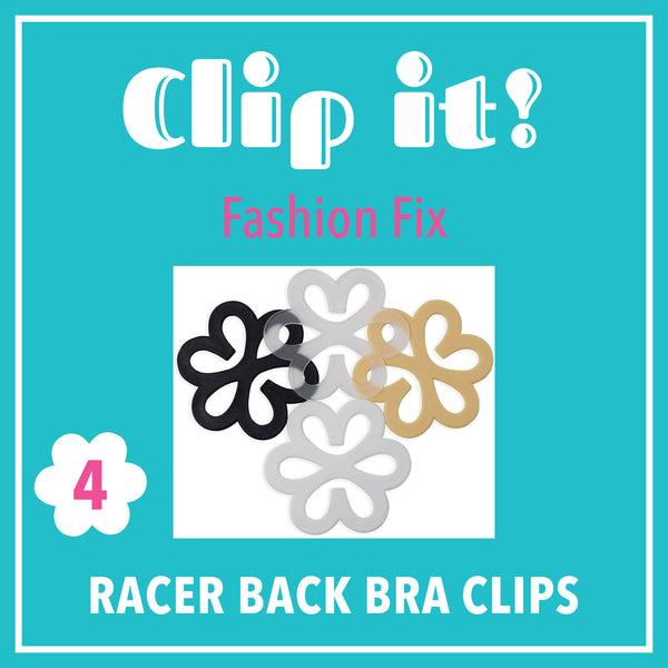By Wishes Racer Back Clips (Pack of 4) - Underwraps Lingerie