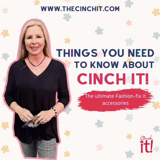 Things you need to know about Cinch It! Blog Cover with Sofia
