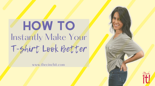 How to Instantly Make Your T-shirt Look Better | Fashion Fix-it Blog Cover with Sofia