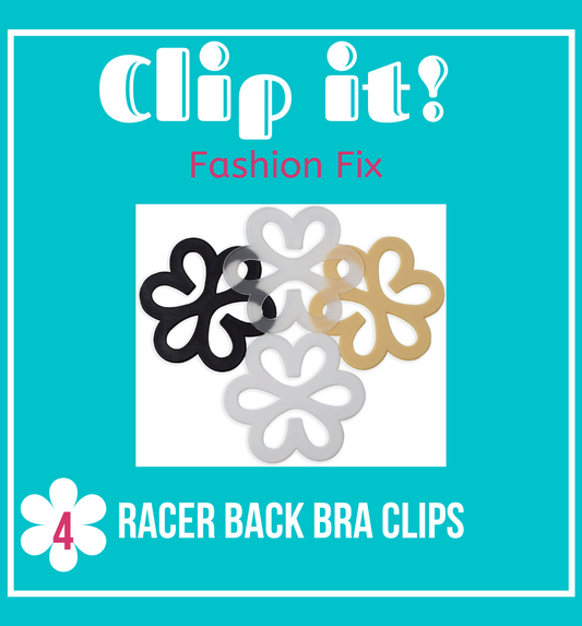 Clip it! Racer Back Bra Clips 4 pcs