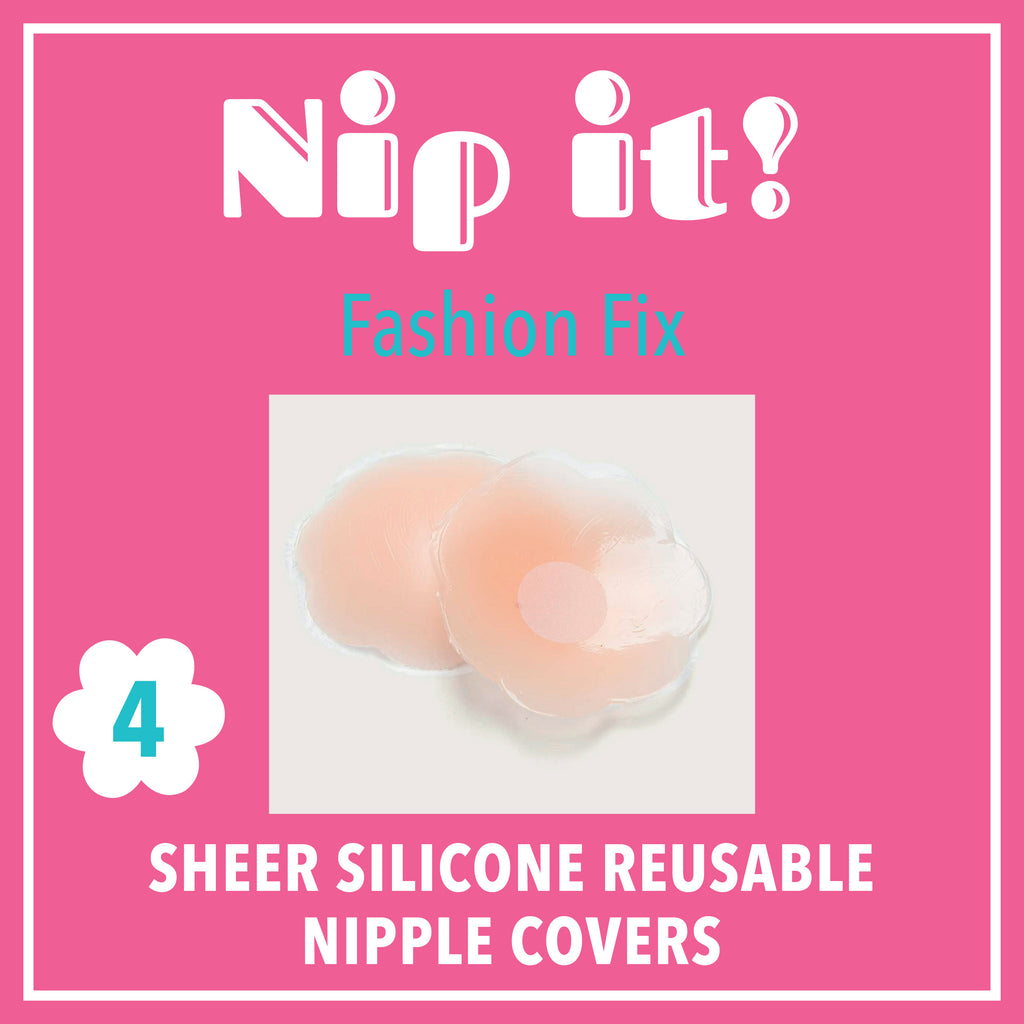 Silicone adhesive nipple cover